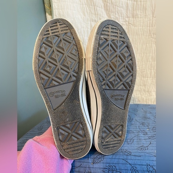 Converse one star sequin Chuck Taylor sneakers size 8 - Picture 5 of 6